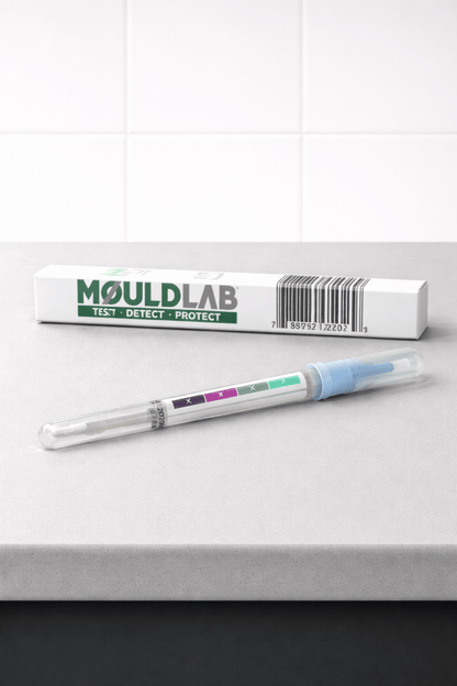 Comfort package for mould testing, featuring MouldLab test kit for detecting and protecting against mould.